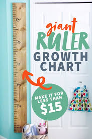 Tutorial Giant Ruler Growth Chart Cook Smarter Com