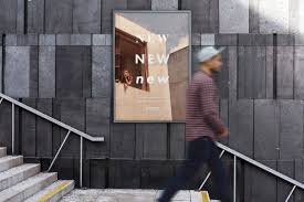 Wall Poster Mockup In 2020 Poster Mockup Poster Wall Poster
