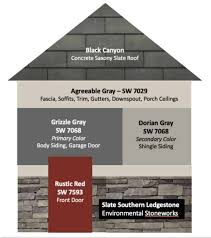 Cool stone colors off whites grays blues gray greens purple. 6 Exterior Paint Color Combos And How To Pick Them Color Concierge