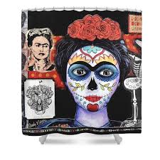 Frida with Painter Collage Acrylic Print by Candy Mayer