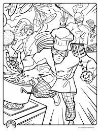 Drawing house for learning colors and coloring pages a dog for kids. 21 Chef Coloring Pages Free Printable Coloring Pages