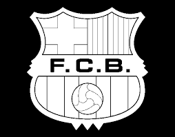 Escudo Barça Para Colorear