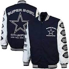 Amazon Com Dallas Cowboys Canvas Commemorative Varsity Super Bowl Canvas Jacket Small Sports Fan Dallas Cowboys Outfits Dallas Cowboys Dallas Cowboys Gear