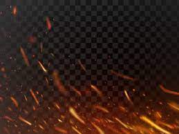 Close Up Hot Fiery Sparkles And Flame Particles Isolated Spark Gambar Gambar Bergerak Buku Harry Potter