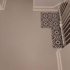Now painting a ceramic tile, the principles of the preparation and the application is more or less all the same when it comes to painting woodwork. Homeowner Transforms Floor With Frenchic Paint It Looks Like Tiles