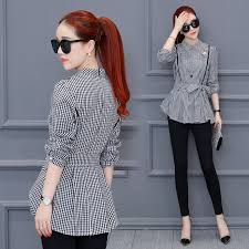 Plaid Shirt Han Fan Fashion Women 2020 Spring New Long Sleeve Tops Smart Shirt Design Clothes Blouses Shirts Aliexpress You would think this is a good thing.