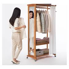Nine bars for drying, folds down for easy storage. European Style Hanger Whole Body Floor Coat Rack With Mirror Bedroom Hanger China Coat Hanger Cabinet Hanger Made In China Com