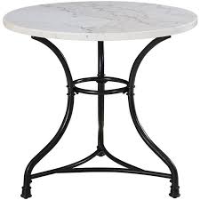 Antique pub table wood handmade from baltimore, maryland. Steve Silver Furniture Dining Tables Claire Cr340t Round White Marble Top Bistro Table Round From Alliance Furnishings