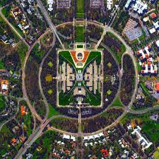 Overview Canberra Australia Aerial Photo Australia