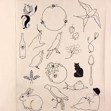 Stick And Poke Ideas Stick And Poke Tattoo Illustration Poke Tattoo