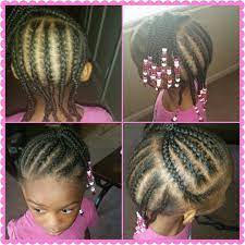 Little Girls Braided Hairstyle Easy Beads Braids Hairstyle For Beginners Little Girl Braid Hairstyles Little Girl Braids Braided Hairstyles