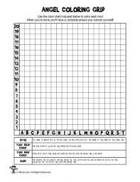 Students use letter and number prompts on a grid to create a snowman's face with an orange nose, black mouth and eyes and black hat with red hat band, all on a blue background. Christmas Mystery Pictures Grid Coloring Pages Woo Jr Kids Activities