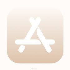 app store icon beige app store icon gold app iphone wallpaper images
