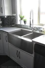Explore apron front / farm. Gray Farm Sink Novocom Top