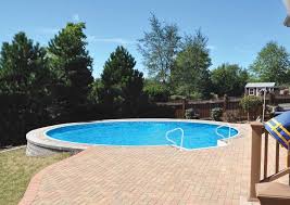 Radiant Semi Inground Pools Inground Pool Landscaping Semi Inground Pools Radiant Pools