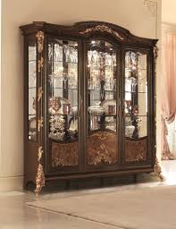 (12) — write a review. Display Cabinet With Bevelled Glass Gold Leaf Decorations Idfdesign