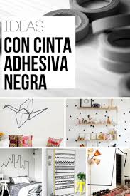 Ideas De Decoracion Con Cinta Adhesiva Negra Handfie Diy Cinta Adhesiva Decoracion De Unas Adhesivo