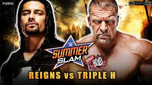 Image result for roman reign vs triple H
