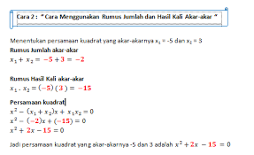 Check spelling or type a new query. Menyusun Persamaan Kuadrat Menyusun Persamaan Kuadrat