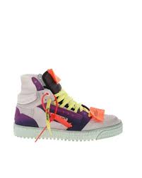 Women's dexter megan bowling shoes right handed size 6m silver/purple/lime. Off White C O Virgil Abloh Off Court Sneakers In White And Purple For Men Lyst