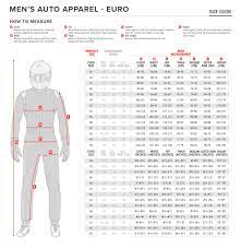 Alpinestars Racing Suit Sizing Chart Alpinestars Chart Size Chart