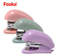 Foska Office Stationery 24/6-26/6 Staple Macaron Color Mini Stapler Set