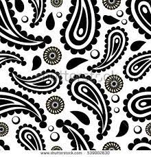 Paisley silk damask black white. Paisley Black And White Pattern Vector Abstract Art Asian Background Beautiful Beauty Black Co Vector Character Design Paisley Pattern Black And White
