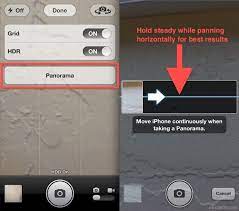 If you are shooting a landscape that varies in tones, meter off the brightest part of your scene and make the notice how there is overlap from one image to the next, and they are all shot vertically. How To Use Panorama Camera On Iphone To Take Panoramic Pictures Osxdaily