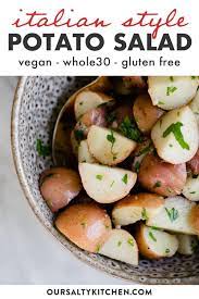Classic Italian Potato Salad Recipe Side Dish Recipes Healthy Easy Clean Eating Recipes Side Dish Recipes