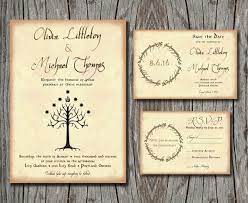 Geek Wedding Invitation Set Lord Of The Rings Wedding Invitation Set Save The Date Invitation Rsvp Tree Of Gondor Invite Printable Geek Wedding Invitations Wedding Invitation Sets Wedding Invitations