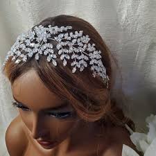 Bride Crown, Bridal Headpiece, Wedding Headpiece, Bridal Crown, Hair  Jewelry, Wedding Accessories, White Hair Accessories, Double Crown