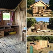Voir plus d'idées sur le thème cabane palette, bricolage facile, palette. 1001 Modeles De Cabane En Palette Ou Bois Fantastiques Cabane Palette Cabane Bois Comment Faire Une Cabane