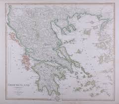 Griekenland kaart natuurkundig 765 | kaarten en atlassen.nl griekenland kaart europa esso extras kaart activeren podium cadeaukaart esso extras cadeaukaart activeren op cadeaukaart. Kaart Griekenland Europa Prenten Antiquariaat Delfshaven