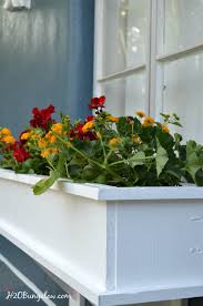 This collection of deck plant hangers makes it easy to support your flower boxes for railings whether on front stoops, porches or wooden patios. How To Build A Flower Box Planter Tutorial H2obungalow
