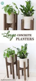 In this diy video, i'll show you how to make a large concrete planter using 2 buckets and a bag of concrete. Diy Large Concrete Planters The Eleven Best