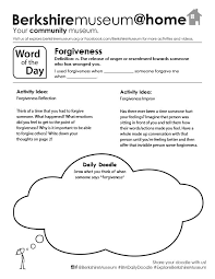 May 30, 2021 · talk to the person about what went wrong. Forgiveness Word Of The Day Activity Berkshire Museum