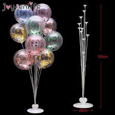 11 Tubes Balloon Holder Column Balloons Stand Confetti Balloon Baby Shower Kids Birthday Party Wed Balloon Stands Kids Party Decorations Birthday Party Balloon