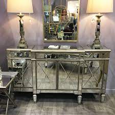 Industrial style sideboard in oak with stainless steel mirrored. Belfry Antique Gold Mirrored 3 Drawer 4 Door Cabinet Sideboard Picture Perfect Home
