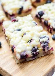 Pin On Lemon Blueberry Bars