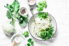The kohlrabi bulb has a bright flavor and crispy crunch. What Is Kohlrabi And How Do You Cook With It Food Files Delicious Com Au