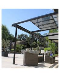 Je pense sérieusement m'y mettre à mon tour et j'aimerais avoir votre avis sur la section des poteaux à choisir. Pergola Adossee En Aluminium Azura 3 5 X 4 M Couleurs Du Monde