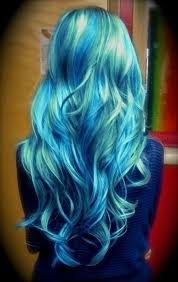 Moreover presently, it can signify the tone of your hair! Blue Green Ombre Hair Uploaded By Narelle Linkston
