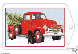 The best selection of royalty free christmas truck vector art, graphics and stock illustrations. Red Truck Christmas Gift Tags Christmas Red Truck Christmas Truck Christmas Paintings
