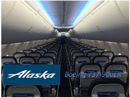 alaska airlines 737 900er new cabin interior