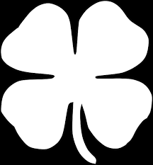 Help focus on the luck through coloring! Free St Patricks Day Printables Four Leaf Clover Black And White Clipart Png Download Full Size Clipart 57136 Pinclipart