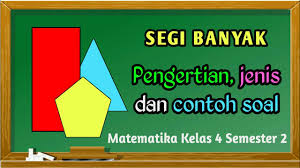 1.segi banyak merupakan bangun datar yang memiliki …. Bangun Datar Kelas 4 Segi Banyak Semester 2 Kurikulum 2013 Youtube