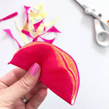 These tissue paper flowers are versatile and can be used not only for a party but around the house as well for an extra pop of color as the days get shorter. How To Make Easy Tissue Paper Flowers Tissue Paper Flowers Diy Tissue Paper Flowers Making Tissue Paper Flowers