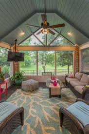 The fireplace is not only about warmth for chilly nights but is a treat to the eyes. 45 Amazingly Cozy And Relaxing Screened Porch Design Ideas