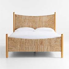 Bed frame with headboard full size. Beds Headboards Crate And Barrel
