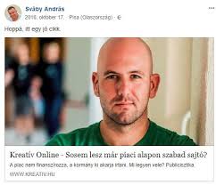 Kiderült ez van abban a kamukészítményben amit sváby nevével próbálnak eladni. Dozsoles Es Hirhamisitas Ilyen Ember A Kepmutato Svaby Andras